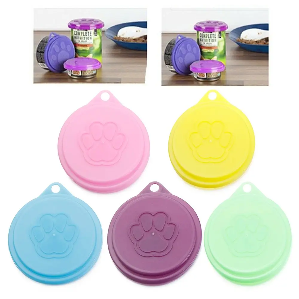 Dog Cat Pet Food Tin Cover Plastic Lids Can Caps Fresh Top Covers Storage 1005007535648312