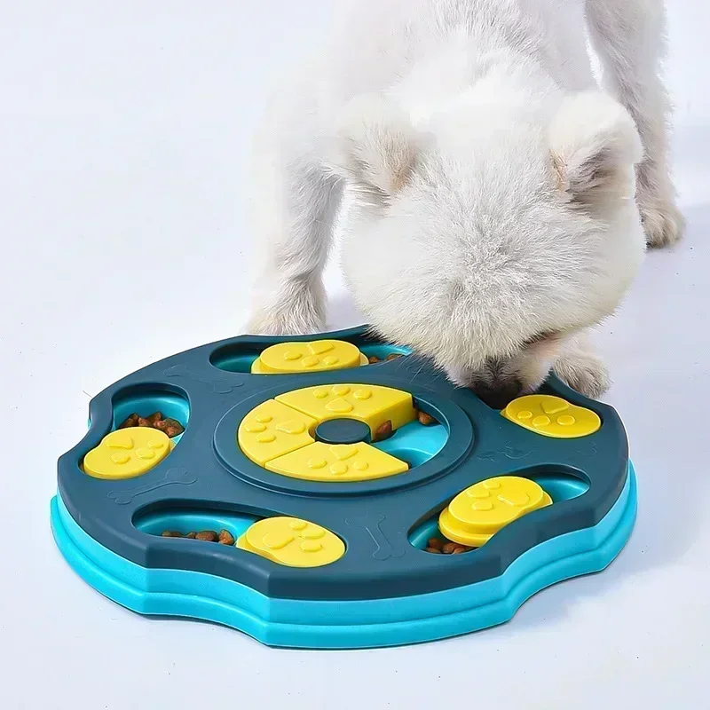 Dog Puzzle Toys Slow Feeder Interactive Increase Puppy IQ Food Dispenser Slowly Eating Nonslip Bowl 1005007535772073