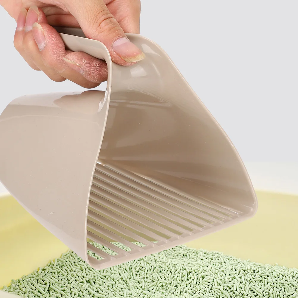 Set Cat Litter Boxes Shovel Cleaning Tool Cat Toilet Plastic Shovel Scoop with Handle Shovel Shovel 1005007536790942