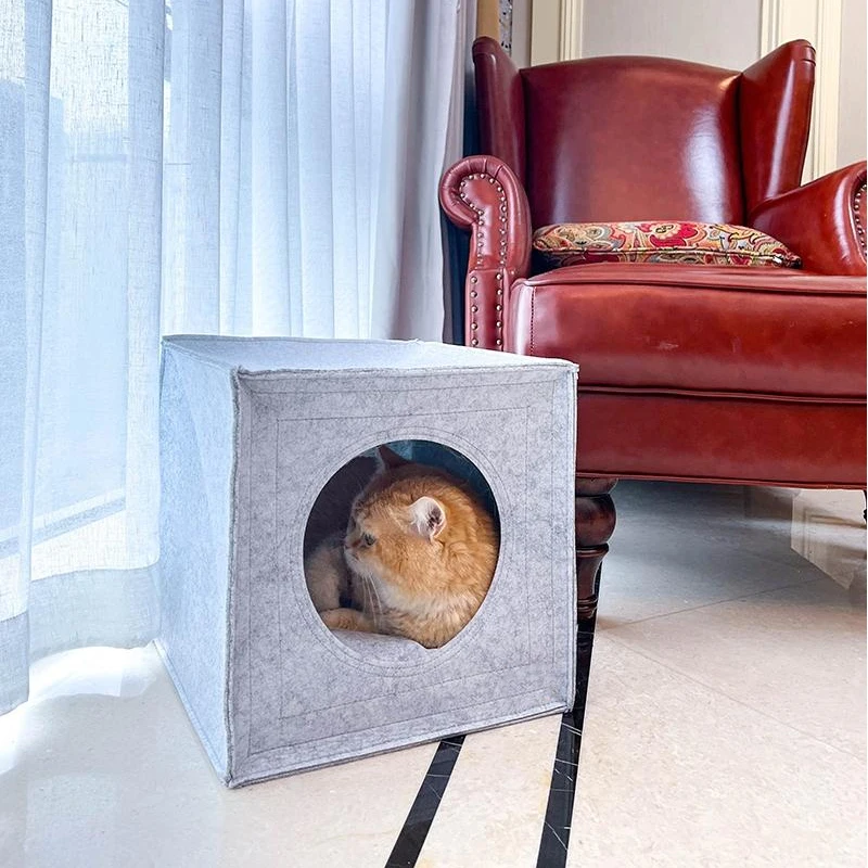 Multi-Functional Pet Bed Felt Puppy Cat Washable Collapsible House Outdoor Bag Breathable Mesh Four 1005007541761450