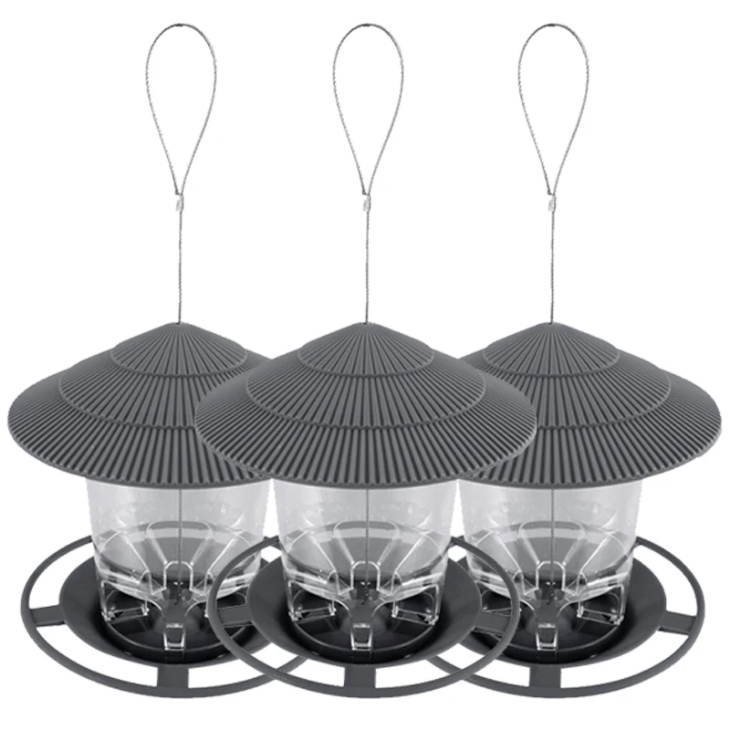 3/2/1PCS Bird Feeder Hanging Easy Clean and Fill Outdoor Large Capacity for Garden Outside 1005007543461188