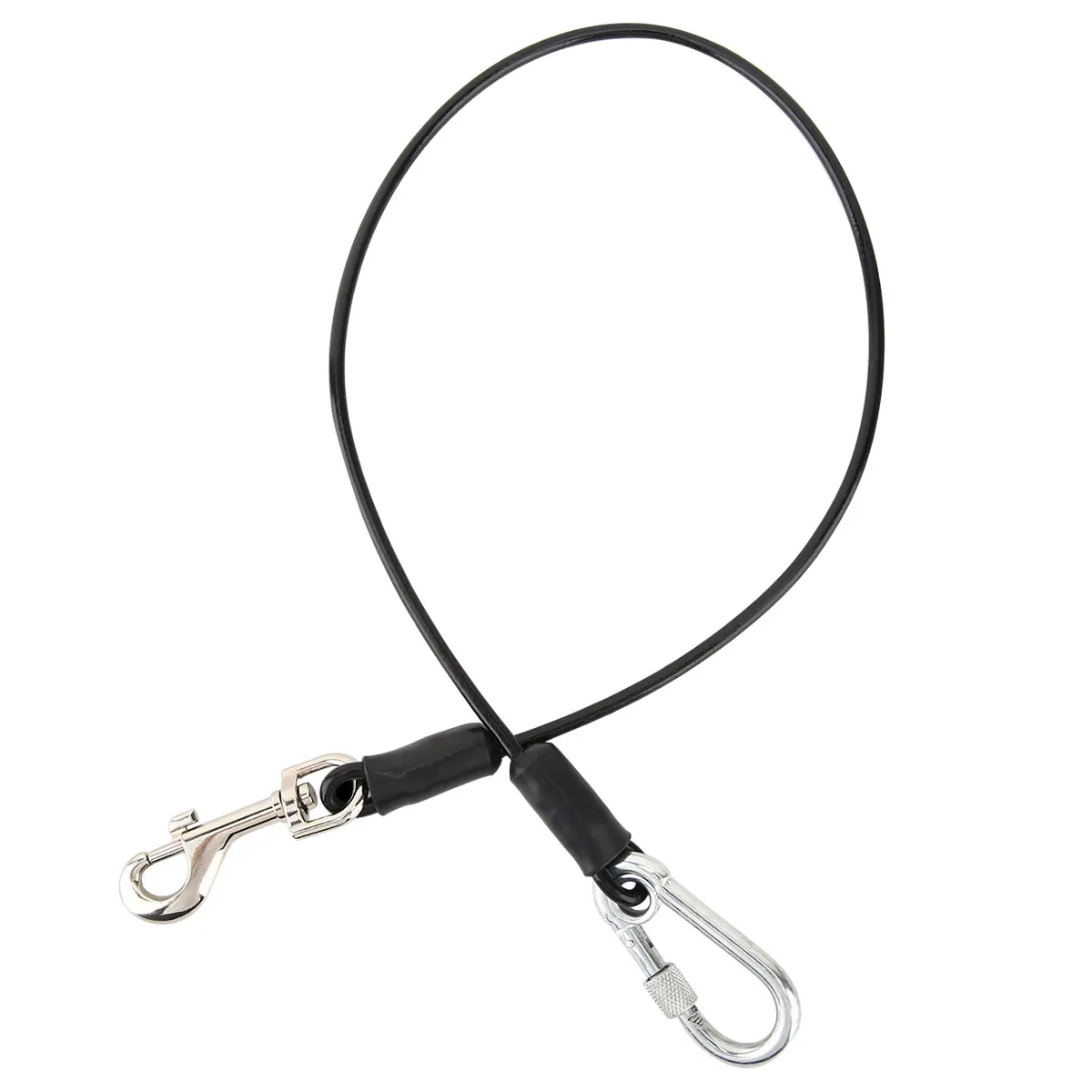 Pawaboo Dog Seatbelt Coated Steel Rope Restraint Car Safety Seat Belt Clip Strap Restraint Chew 1005007543645796