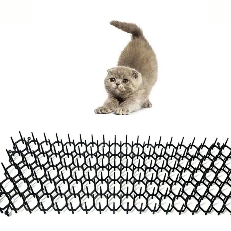 Gardening Cat Scat Mat Repellent Mat Anti-Cat with Prickle Strips Spikes Straps Deterrent Keep Cat 1005007545733331