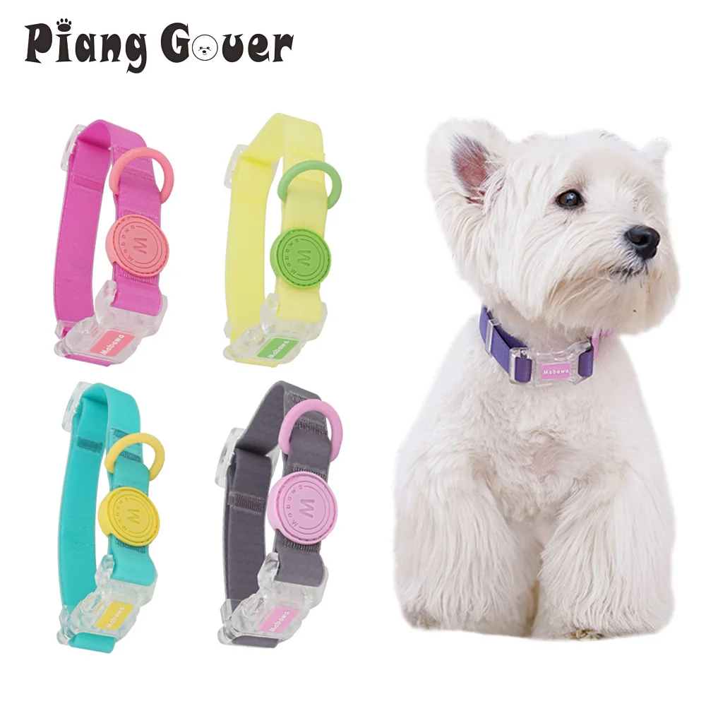 Colorful Pet Collar Waterproof Cat Dog Collars for Small Medium Dogs Fadou Teddy Corgi 1005007551750321