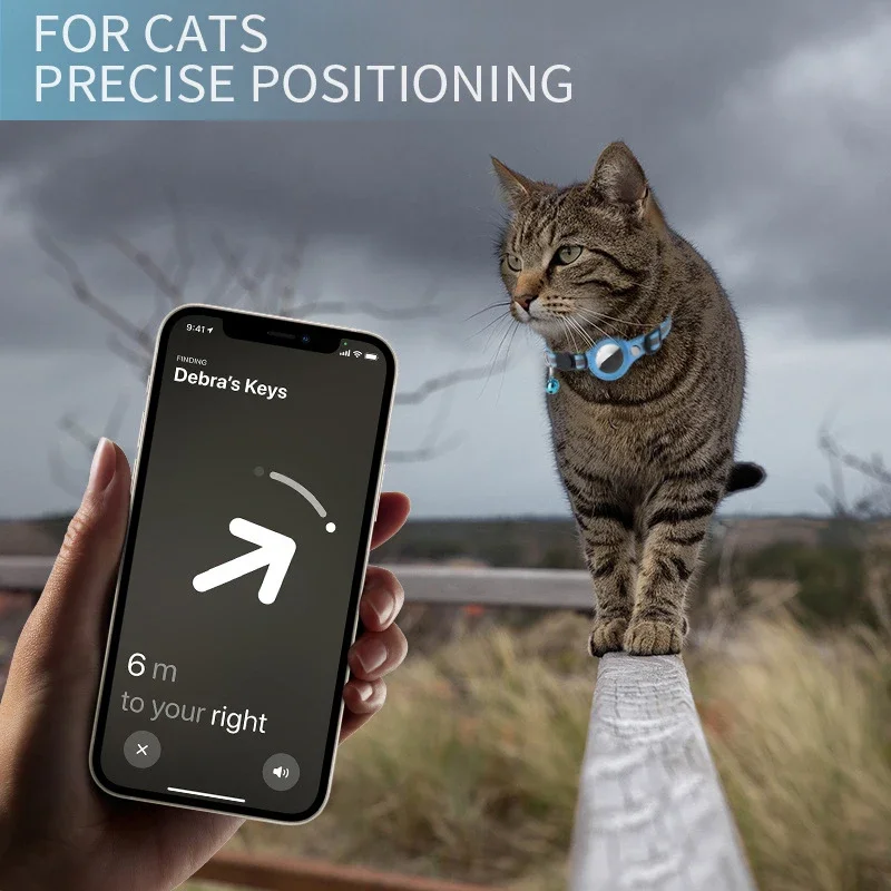 Cat GPS Tracker Collar Waterproof Anti-Lost Pet Tracker Bluetooth Locator for Pet Lightweight Smart 1005007553478166