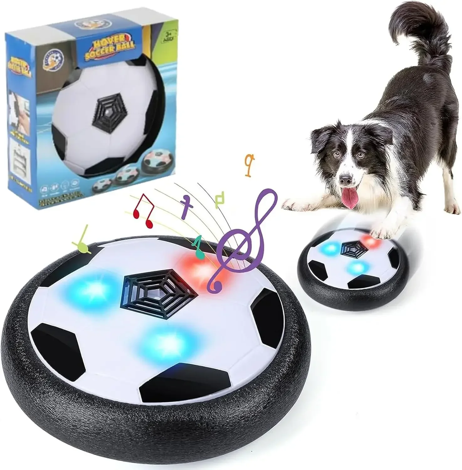 UFO Ball Dog Pet Interactive Toy Suspended Football with Music LED Light Indoor Game Pet Toy Ball 1005007555751480