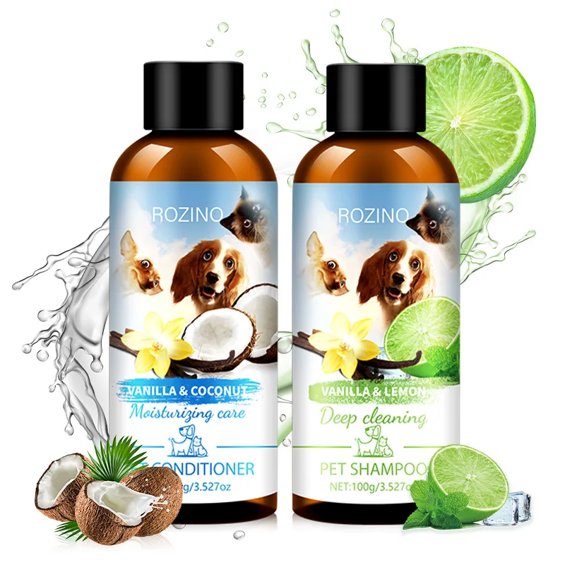 Pet Shower Gel and Conditioner Combo Pack, Perfect Clean Shampoo and Conditioner, Chemical Free 1005007556950537