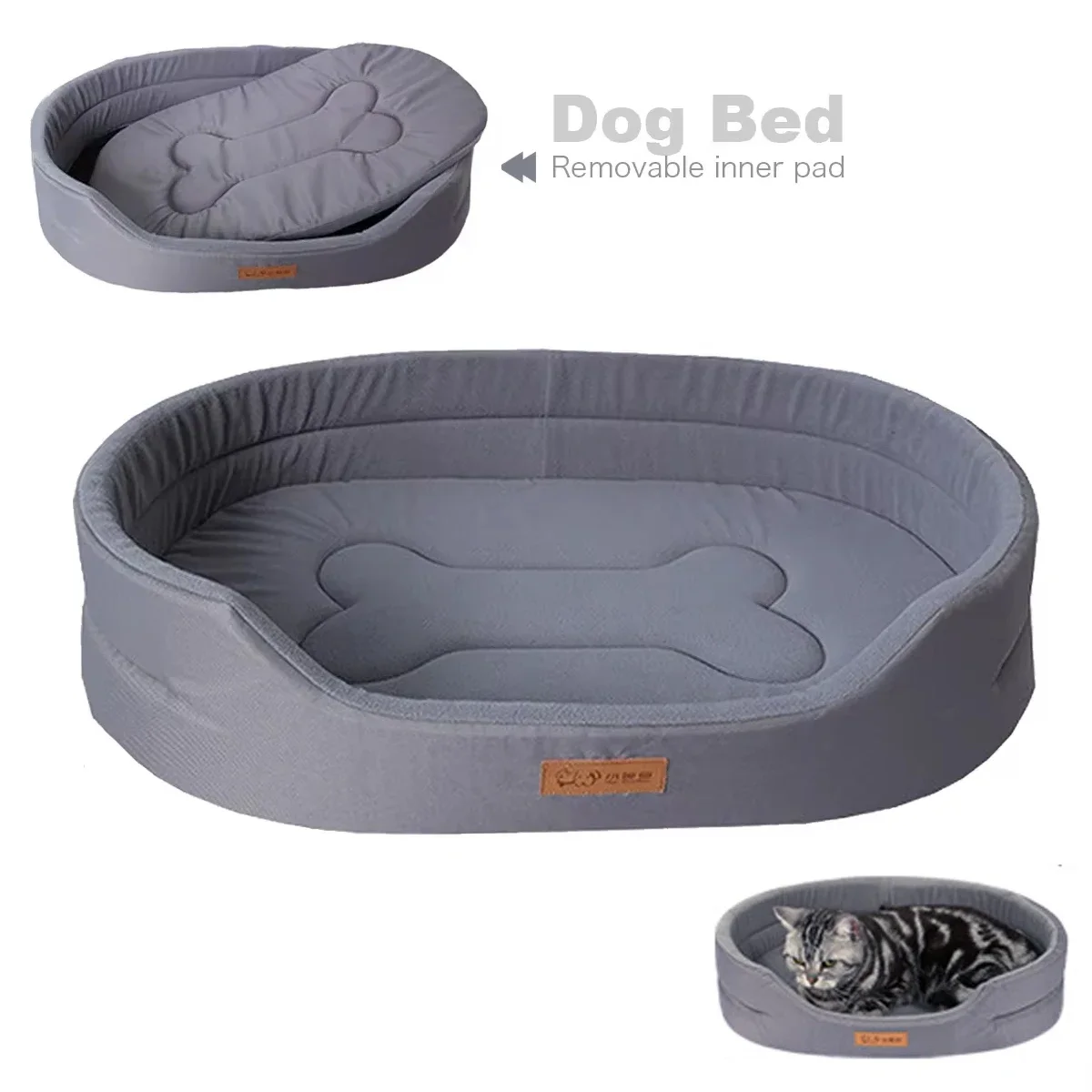 Bed for a Small Dog Wear-Resistant Sofa Dog Bed Waterproof Anti-Urine Dual-Purpose Inner Pads Quick 1005007557260957
