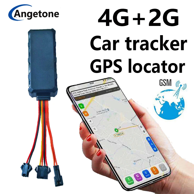 LTE Car GPS Tracker with Smart Notifications, Remote Fuel and Power Cut-Off, Real-Time Tracking (4G) 1005007564660027