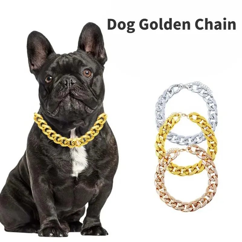 Plastic Dog Collar Chain Bulldog Lightweight Necklace Cat Collar Pet Accessories Small Medium Large 1005007566902598