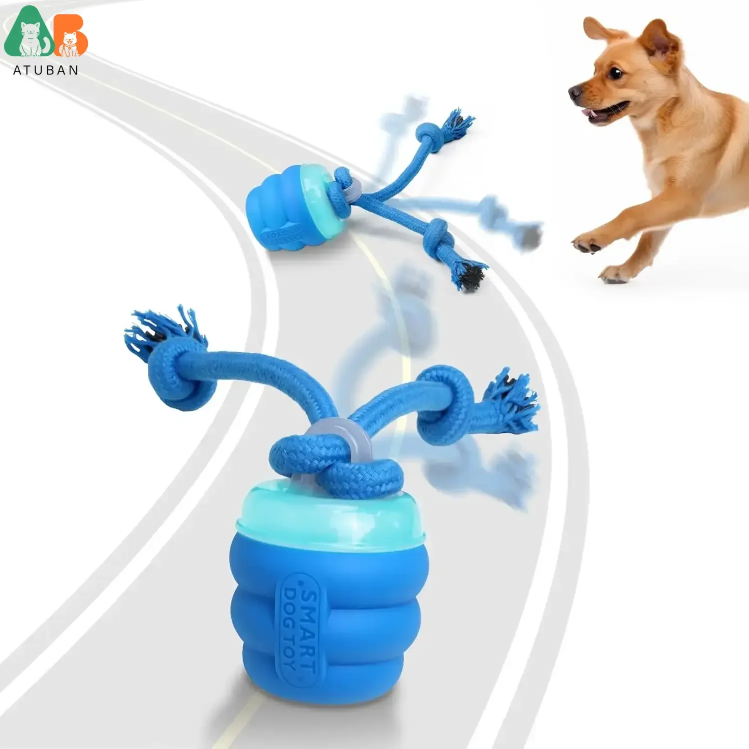 ATUBAN Interactive Dog Toys with Motion Activated 1005007567477284