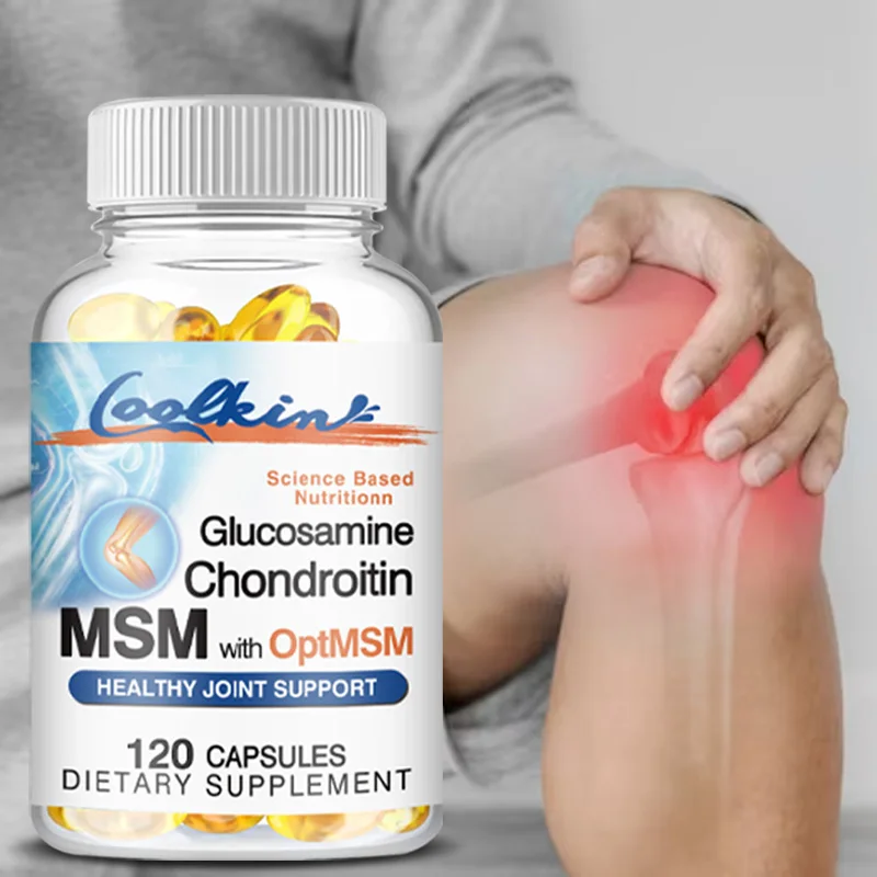 Glucosamine Chondroitin MSM with Optimsm - Helps with Joint Mobility | Joint Support Supplement 1005007570685634