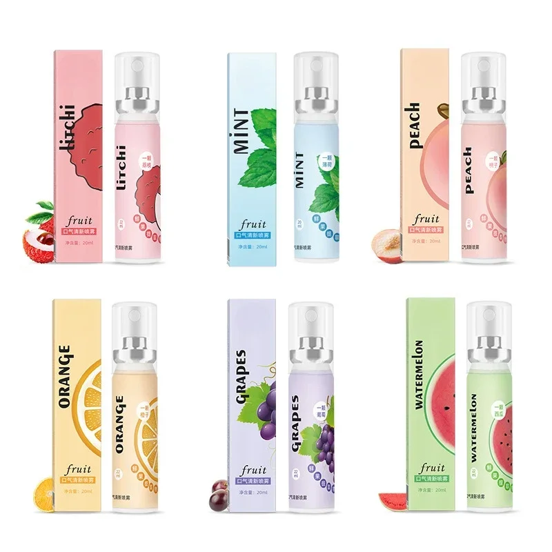 Fresh Breath Mint Peach Mouth Spray Probiotics Breath Freshener Effective Lasting Bad Breath Spray 1005007579198991