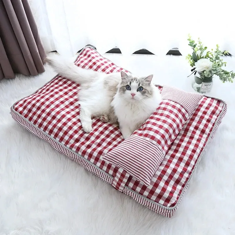 Cat Mat Winter Warm Beds Cats Cushions Kitten Bed Houses and Habitats Basket House Things Puppy 1005007580362112