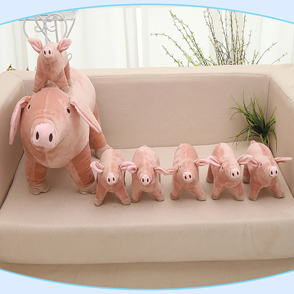 Simulation Pig Plush Toy Internet Celebrity Old Sow Doll Pet Toy Creative Gift Pillow Doll Doll 1005007581861452