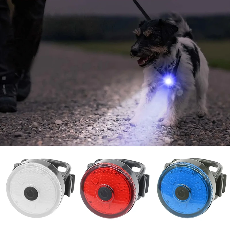 LED Pet Dog Cat Collar Pendant Portable Pet Safety Led Light USB Rechargeable Outdoor Night Walking 1005007598882734