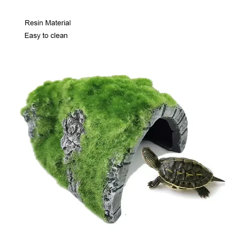 New Aquarium Decoration Resin Aquatic Fish Tank Ornament Decor Artificial Reptile Terrarium Turtle 1005007615854466