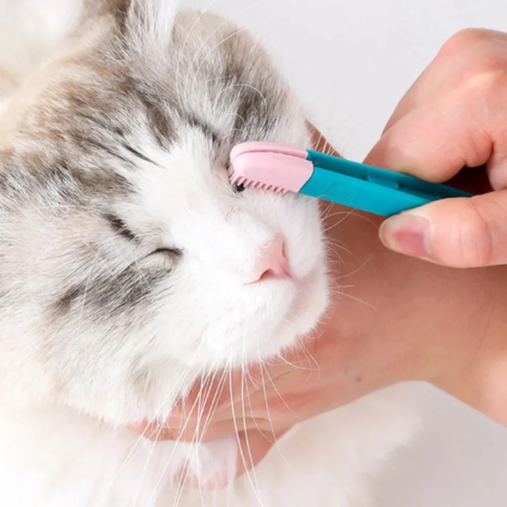 Pet Eye Cleaner Soft Brush Hair Cleansing Around the Eyes Cat Dog Tear Stain Remover Comb Pet 1005007618268643