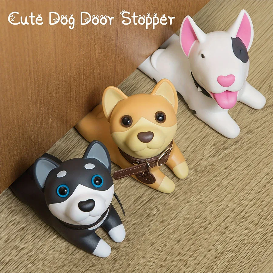 Adorable Dog Door Stopper, Decorative Vinyl Doorstop (1pc) 1005007618553208