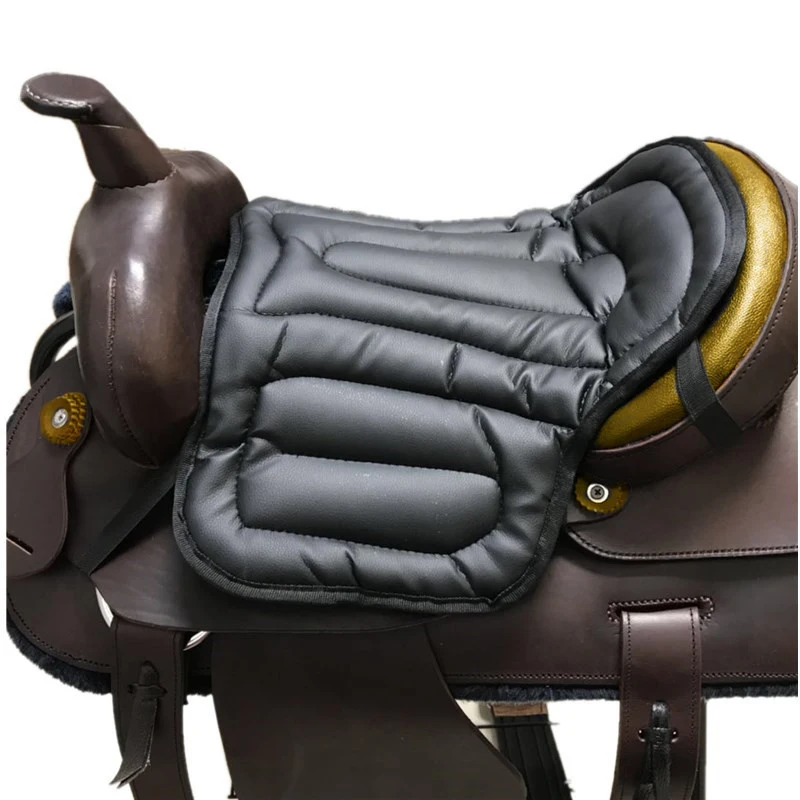 Horse Riding Saddle Pad Artificial Leather Shock Soft Equestrian Seat Pad Western Long Saddle 1005007621010382