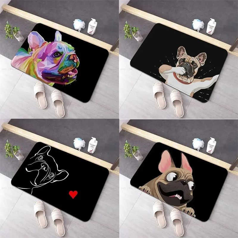 French Bulldog Pattern Door Mat Decoration Home Bathroom Mat 1005007625938944