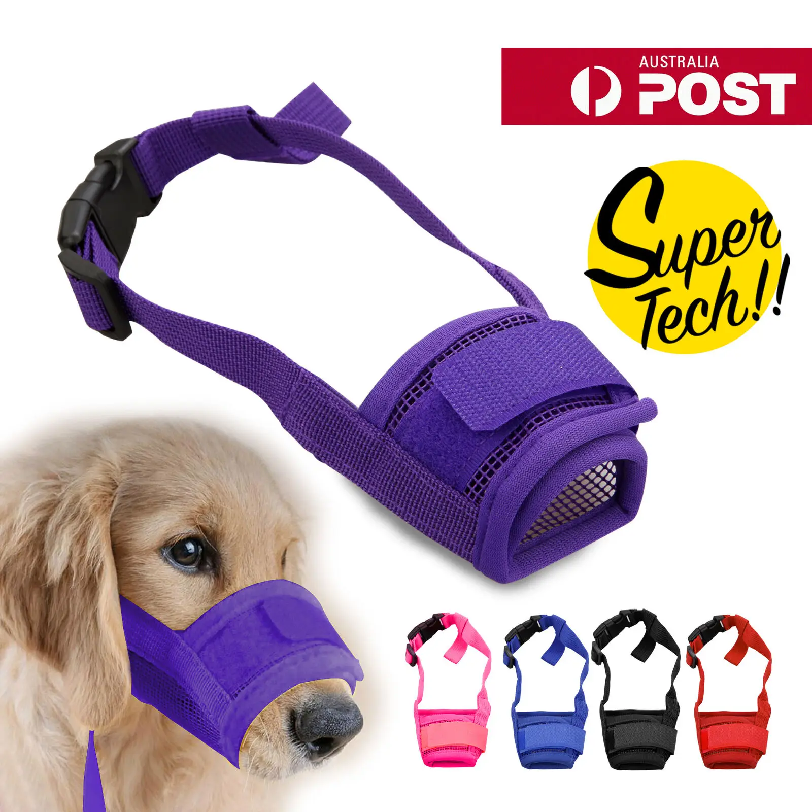 Adjustable Dog Muzzle Breathable Dog Mouth Cover Muzzle Collar Anti Barking Pet Mouth Muzzles 1005007626105912