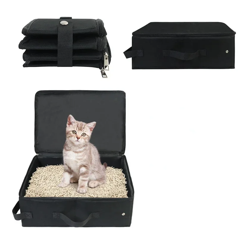Outdoor Foldable Cat Litter Box Portable Folding Travel Pet Dog Toilet Tray Folding Cat 1005007637484418