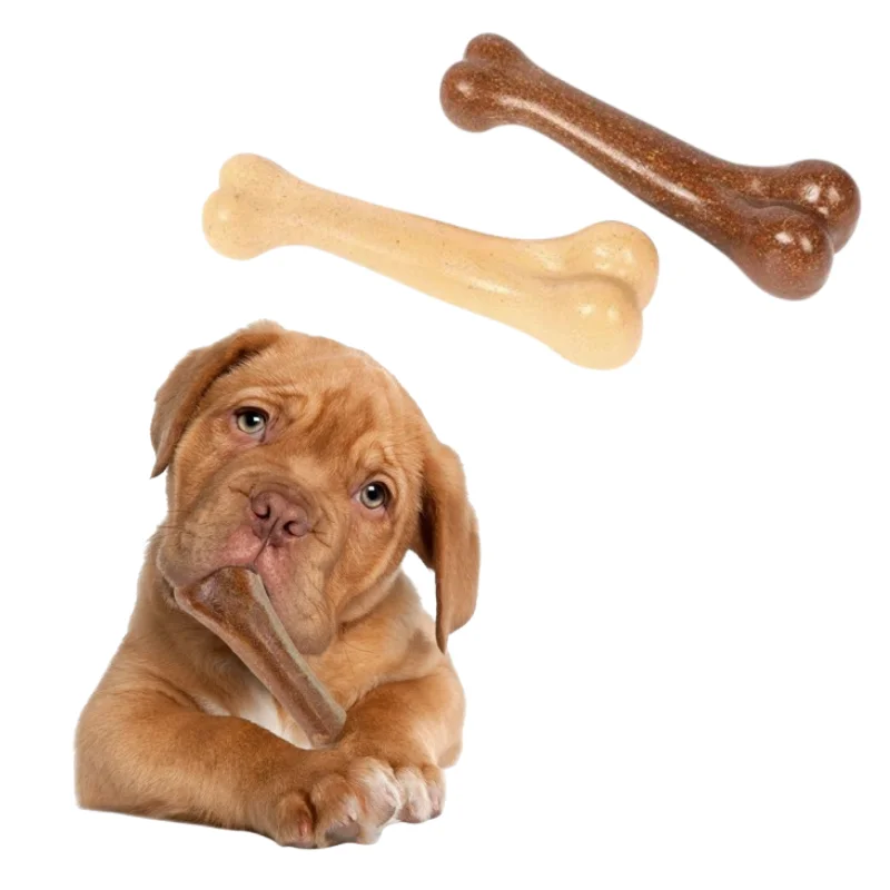 Dog Bone Chews Toys Nearly Indestructible Natural Non-Toxic Anti-Bite Puppy Toys for Small Medium 1005007648519566