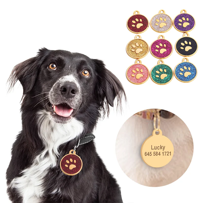Personalized Dog Tag Free Engraving Pet Id Tags Customized Anti-Lost Name Puppy Collar Pendant 1005007670204462