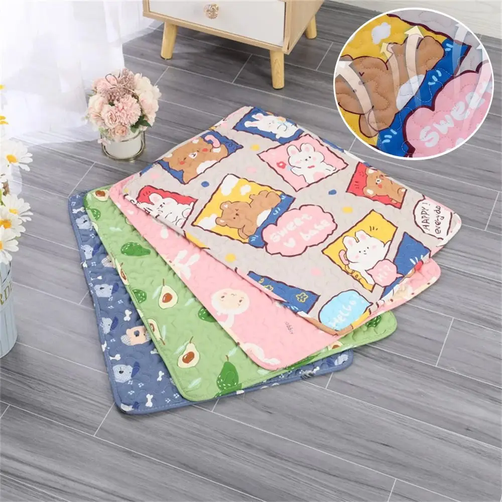Cute Washable Dog Cooling Mat Summer Pad Breathable Pet Cold Bed Pet Ice Pad Blanket Dog Cat 1005007676489317