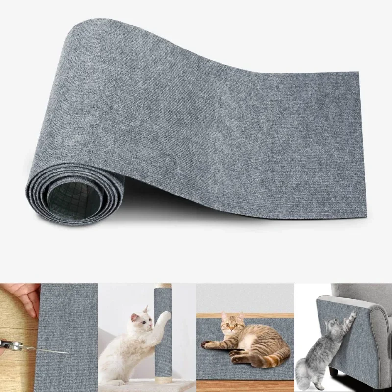 Cat Climbing Mat Self-Adhesive Backing Sturdy Multi-Purpose Non-Slip Scratching Pad Funitures 1005007678183638