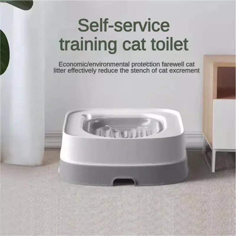 Cats Toilet Trainer Reduce Odor Easy Clean Firm Steady Cat Squat Toilets Seat Environmental Pet 1005007687503627
