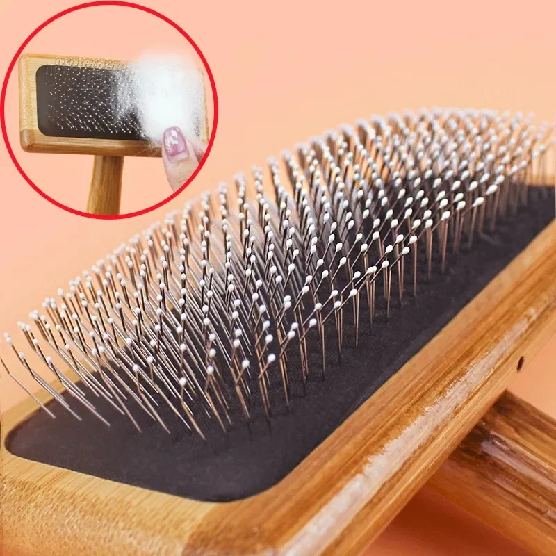 Dog Comb Wooden Dogs Brush Pet Hair Remover Dog Grooming Brush for Knot Opening Massage 1005007699349627