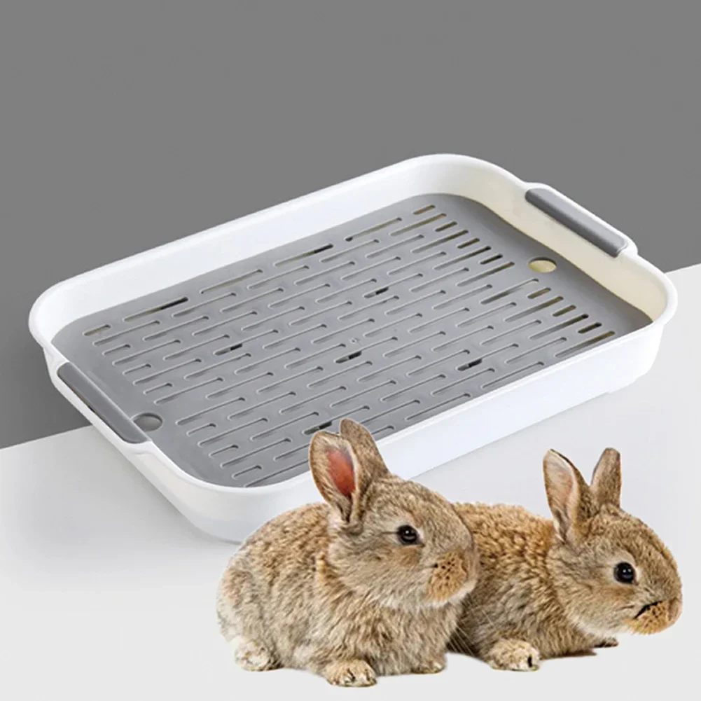 Rabbit Litter Tray Toilet Small Pet Animal Potty Trainer Bunnies Corner Toilet Box for Ferret (1pcs) 1005007758428201