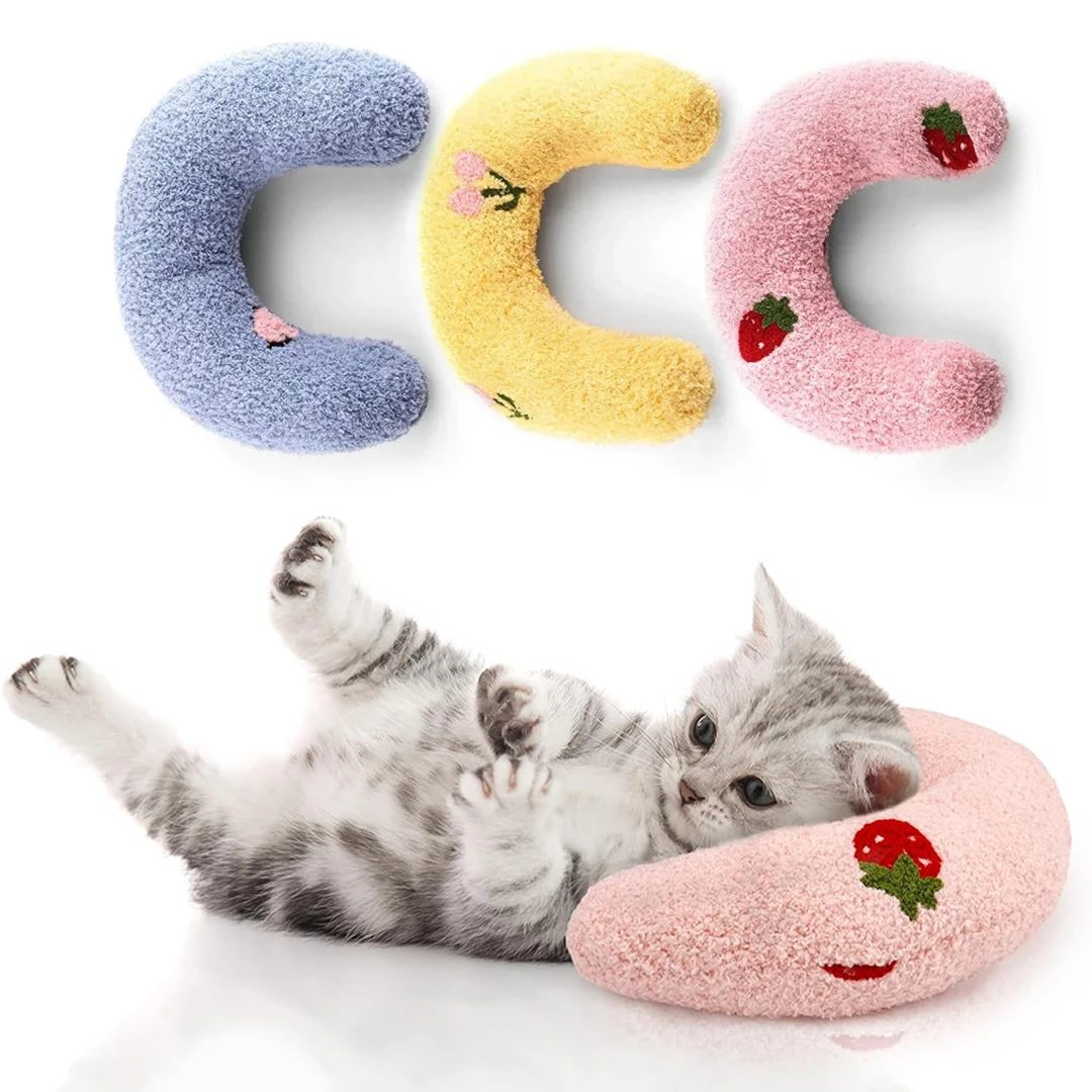 Cat Dog Sleeping Little Pillow Fashion Neck Protector U-Shaped Pillow Kitten Headrest Cats Indoor 1005007758465720