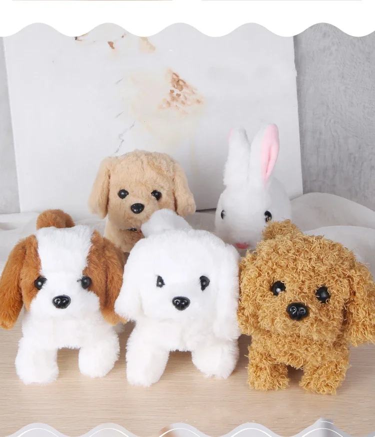 Interactive Electric Plush Corgi Dog Toy for Kids Adorable Tail Wagging Ass Shaking Robot Gift 1005007783219428
