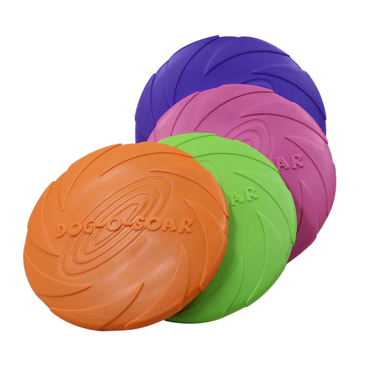 Multicolor Flying Disc Dog Toy Fashion Pet Dog Silicone Game Flying Discs Trainning Interactive 1005007785542467