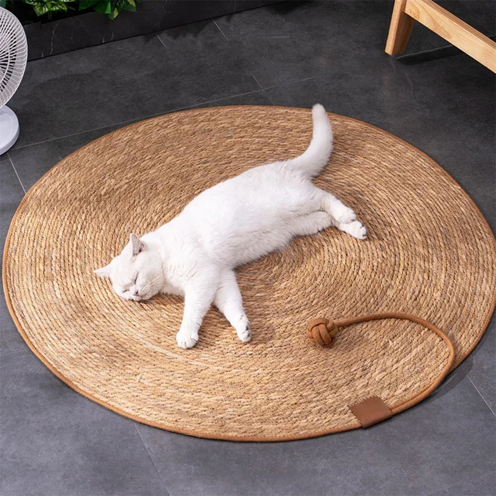 Cat Scratcher Rattan Mat Board Cat Scratch for Sharpen Nails Scraper Cats Tree Cat Scratching Post 1005007791665702