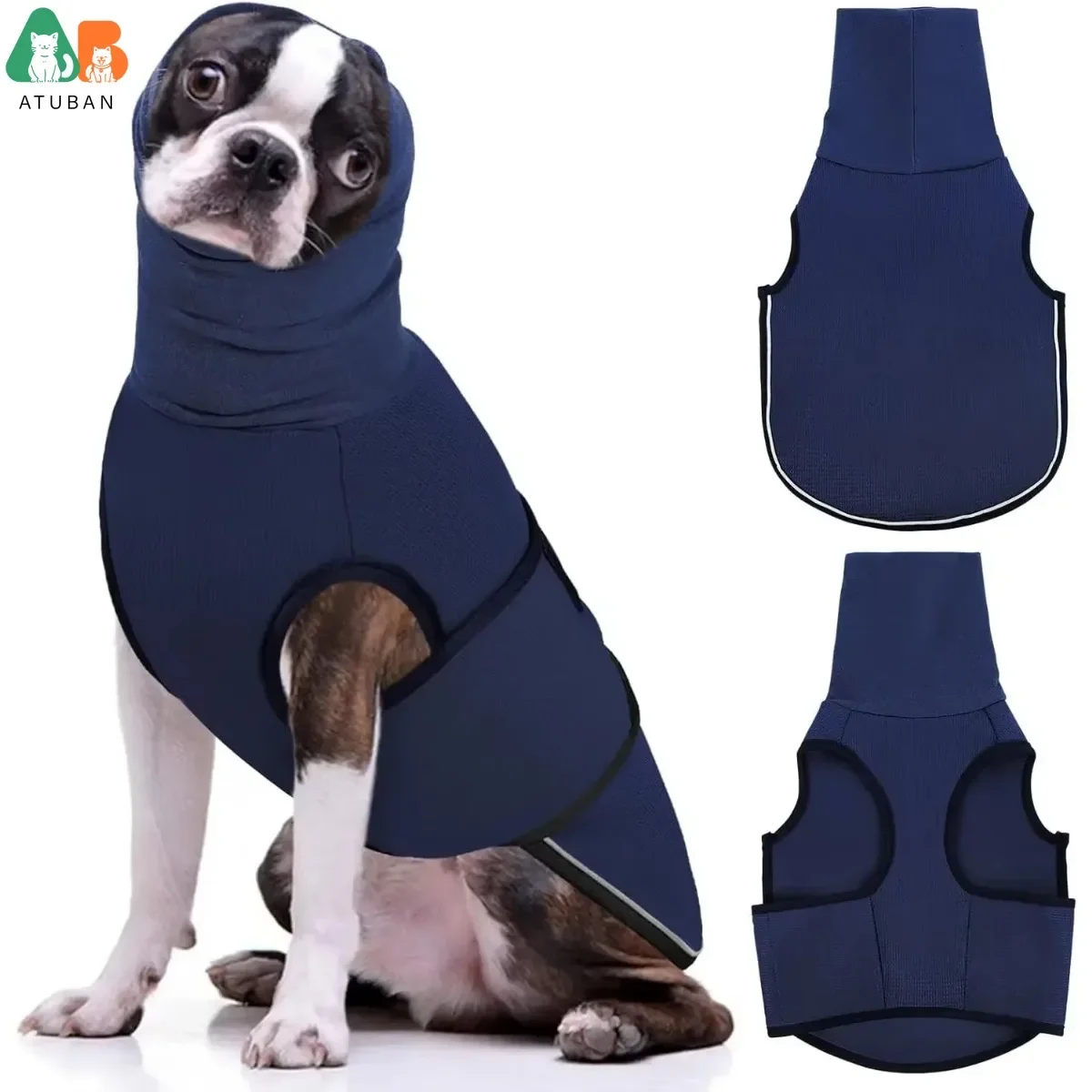 Dog Anxiety Vest, thunder Jacket for Large Dog Calming with Hoodie, Dog Anxiety Jacket 1005007792808777
