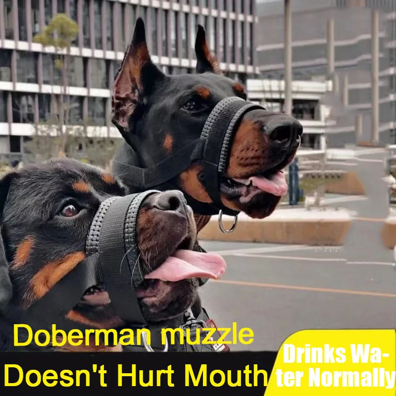 Dog Muzzle Anti-Bite and Anti-Barking Outdoor Walking Anti-Licking Eating Mouth Cover Husky Small 1005007796205840