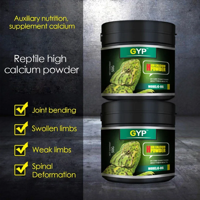 Climbing Pet Reptile High Calcium Powder Land Lizard Turtle Chameleon Horned Frog Gecko Snake 1005007800892421