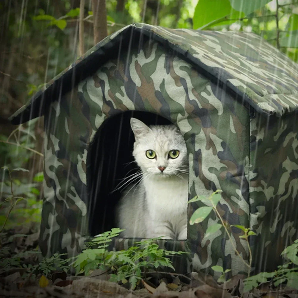 Stray Cat Dog Rescue Waterproof and Warm Outdoor Tent Cat Kennel Kennel for Small and Medium-Sized 1005007808928440