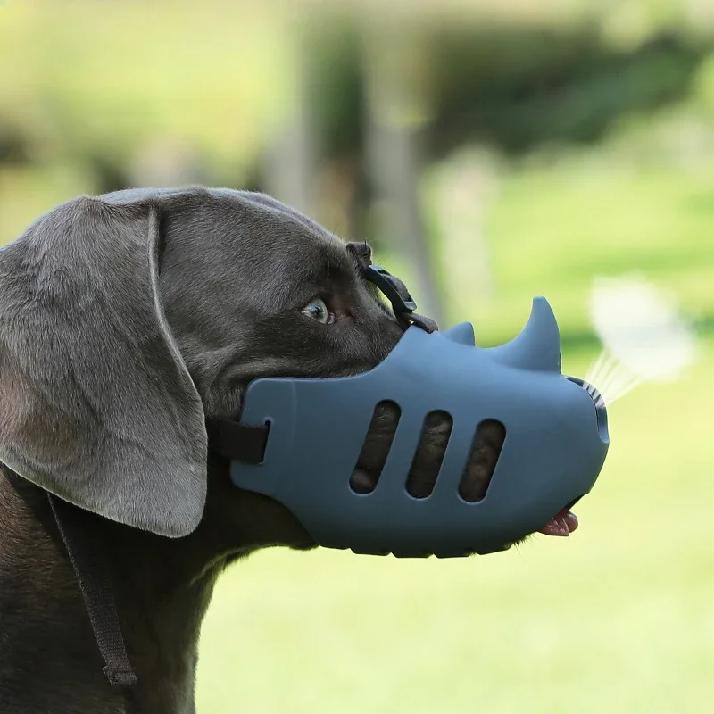 Pet Dog Muzzle Soft Silicone Pet Mouth Mask for Small Medium Dogs Breathable Stop Barking Biting 1005007813219817