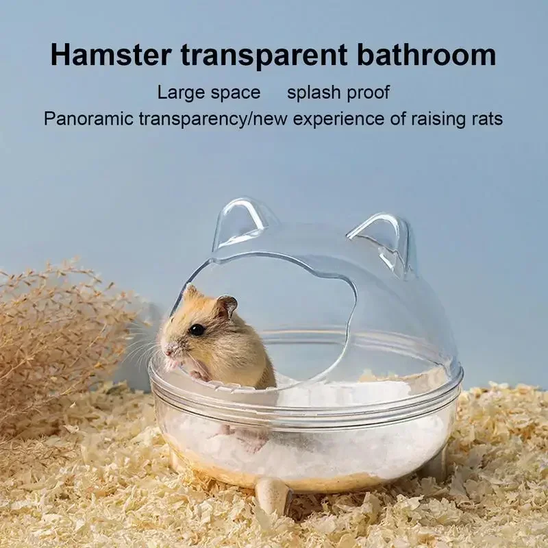Hamster Toilet Chinchilla Bath House Golden Bear Bathroom Fully Transparent Field of View 1005007819308430