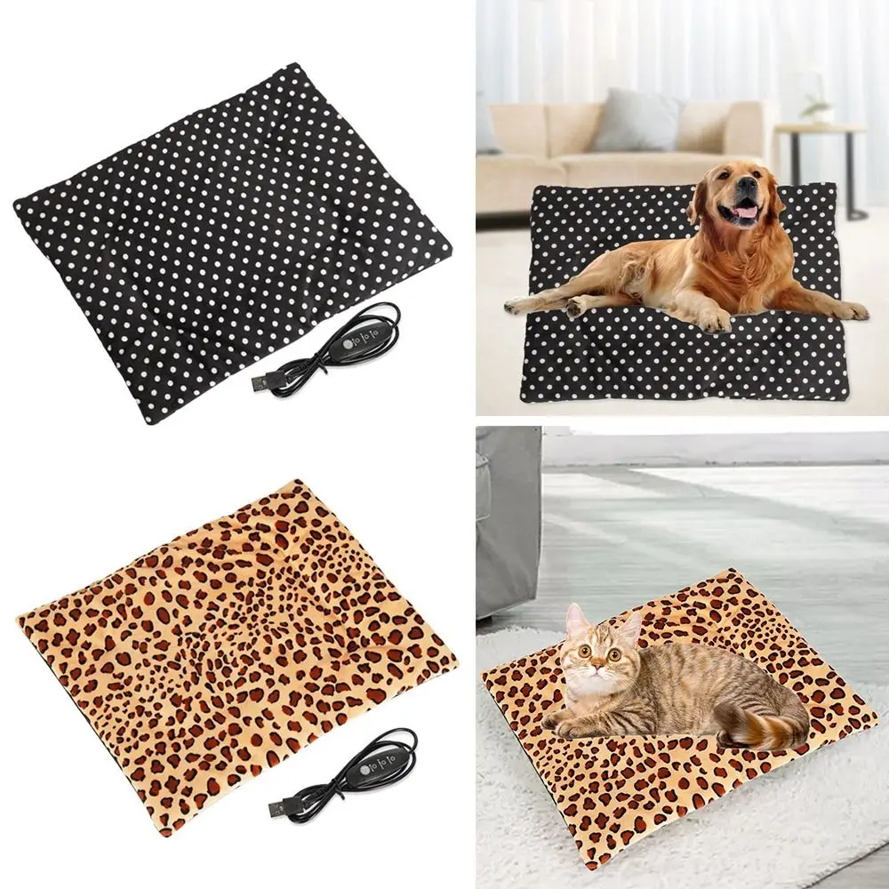 Pet Heating Pad Electric Blanket Dog and Cat Bed Mat Warming USB Blanket Washable Pad Warmer Soft 1005007819748985