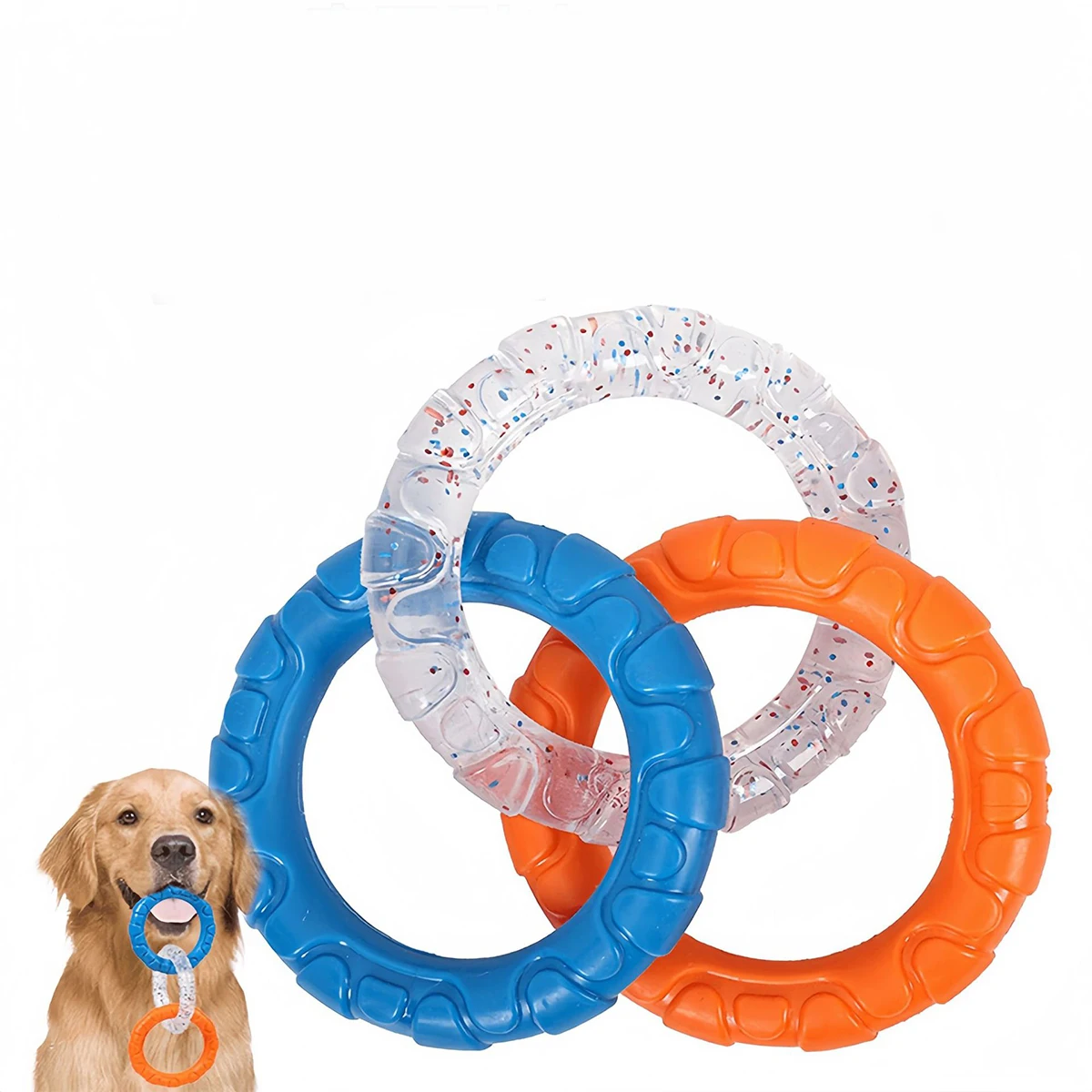 Dog Chew Toy TPR Teeth Cleaning Pet Toys for Small Medium Large Dogs Interactive Bite Resistant 3 1005007822100368