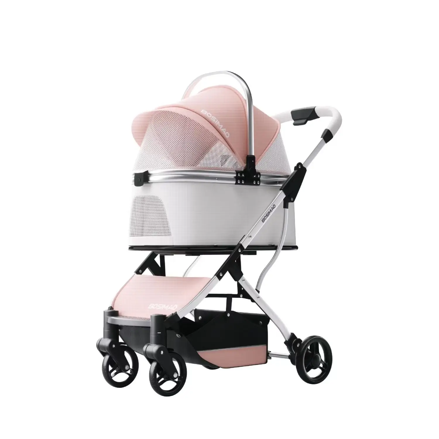 High Appearance Pet Stroller Detachable Multifunctional Pet Carrier Lightweight and Foldable 1005007826161023