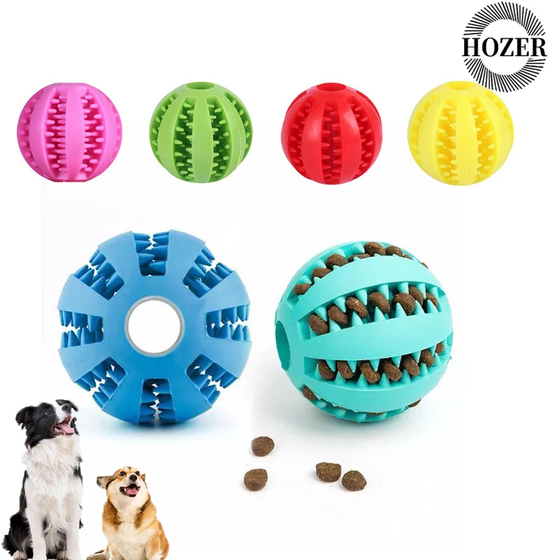Small Dog Toy Interactive Elasticity Puppy Chew Toy Tooth Cleaning Rubber Food Interactive Bouncy 1005007830666720