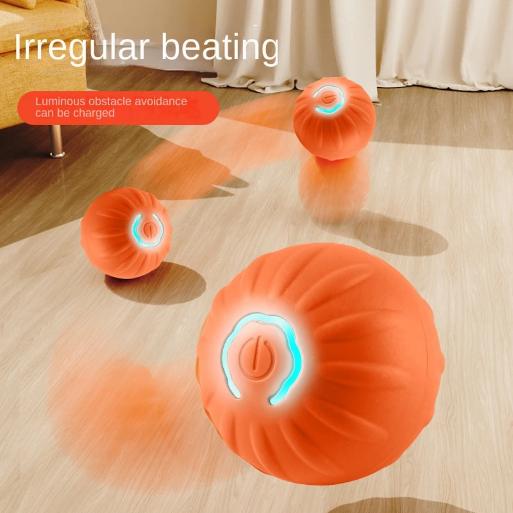 Automatic Moving Bounce Rolling Ball Dog Toy USB Smarts Puppy Interactive Chew Dogs Accessories Pet 1005007849790442
