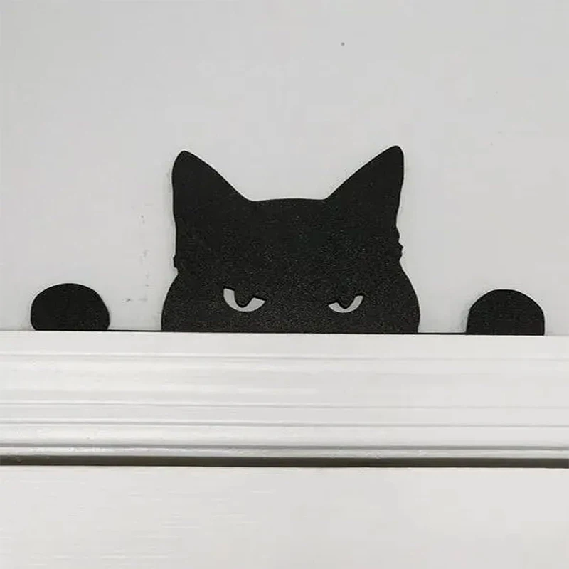 Metal Adorable Cat Door Topper Decorative Creative and Cute Door Frame Handicrafts Ornaments 1005007851166605